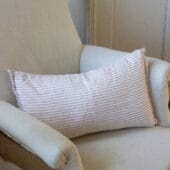 Esmee Pink Stripe Cushion 50x30