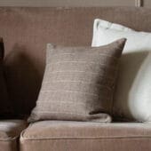 Betty Brown Tweed Cushion