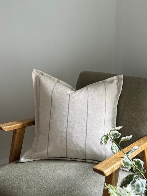 Freya Cream And Grey Cushion