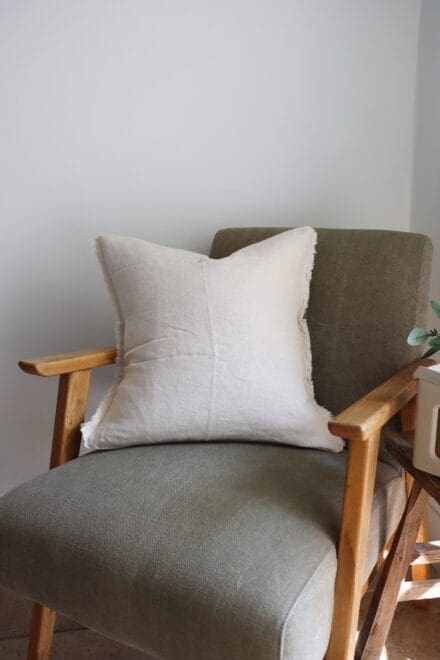 Esmee Cream Linen Cushion
