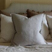 Esmee Natural Beige Linen Cushion