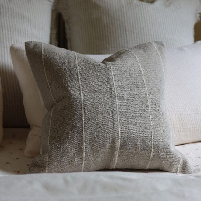 India Light Grey Cushion