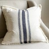 Ellie Navy Stripe Cushion