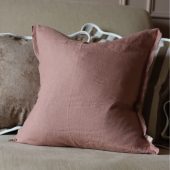 Esmee Dusty Pink Linen Cushion