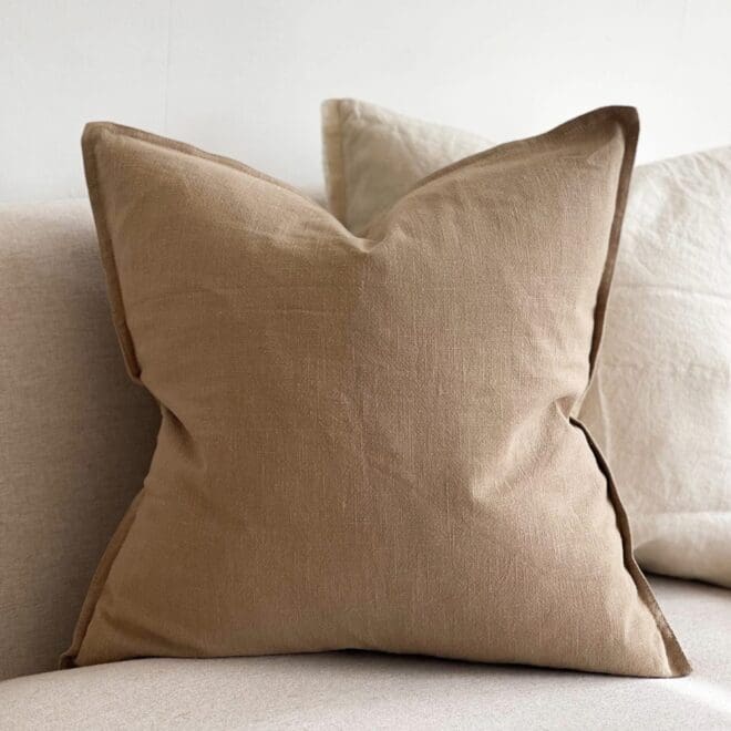 Layla Beige/Olive Cushion
