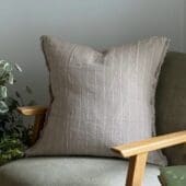 Esmee Beige Stripe Cushion