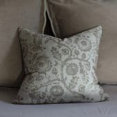 Aria Brown Print Cushion