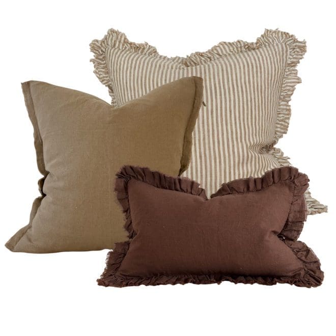 The Coffee Brown Cushion Combination