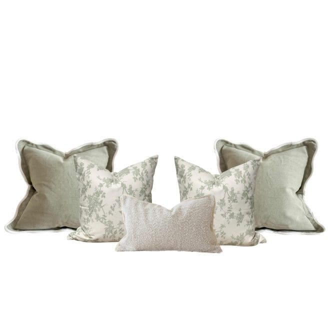 Chloe Sage Green Cushion Combination