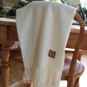 Della Cream Decorative Throw