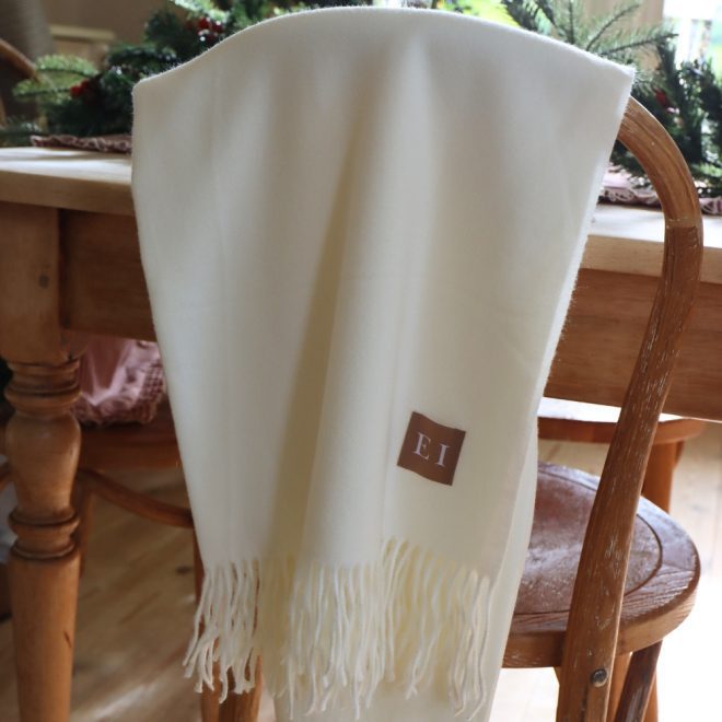 Della Cream Decorative Throw