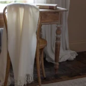 Della Cream Decorative Throw