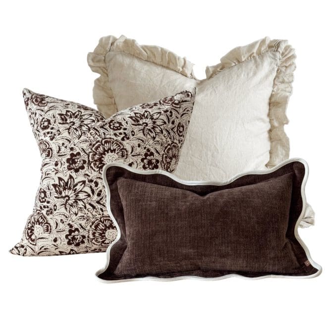 The Ivy Brown Cushion Combination