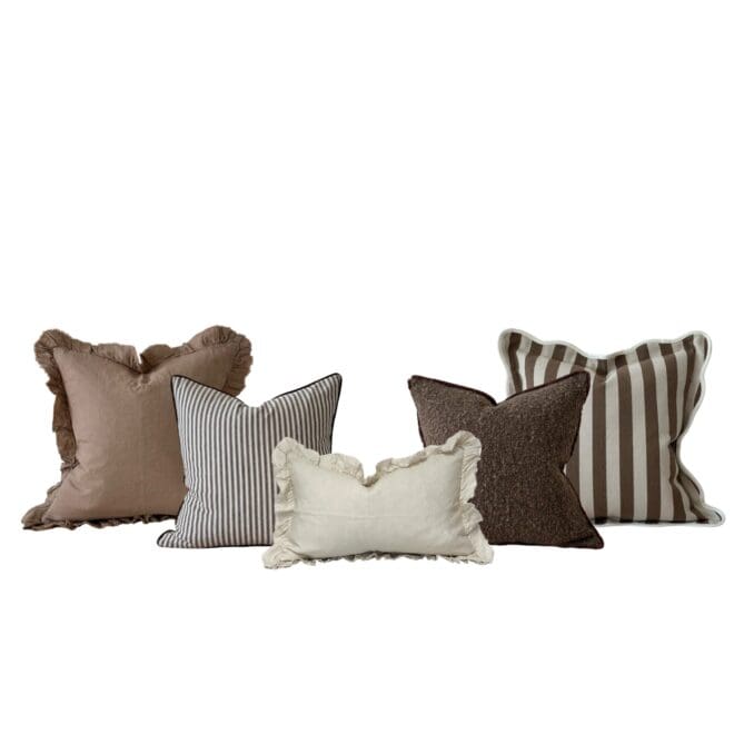 The Autumn Brown Cushion Combination