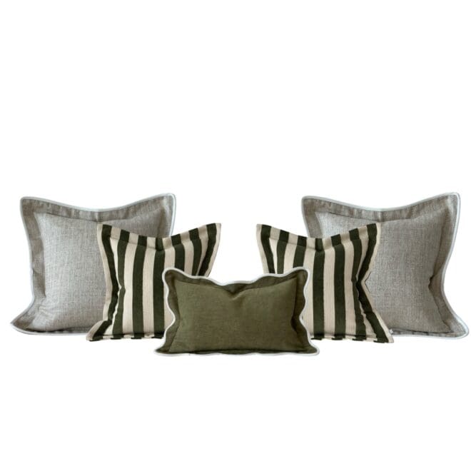 The Orla Olive Cushion Combination