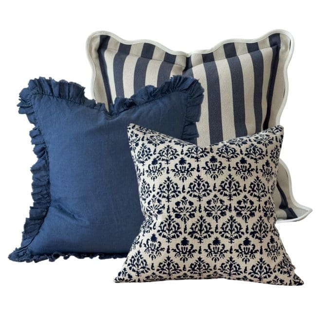 The Chloe Navy Cushion Combination