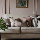 The Pink and Brown Cushion Combination