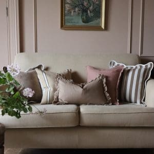 The Pink and Brown Cushion Combination