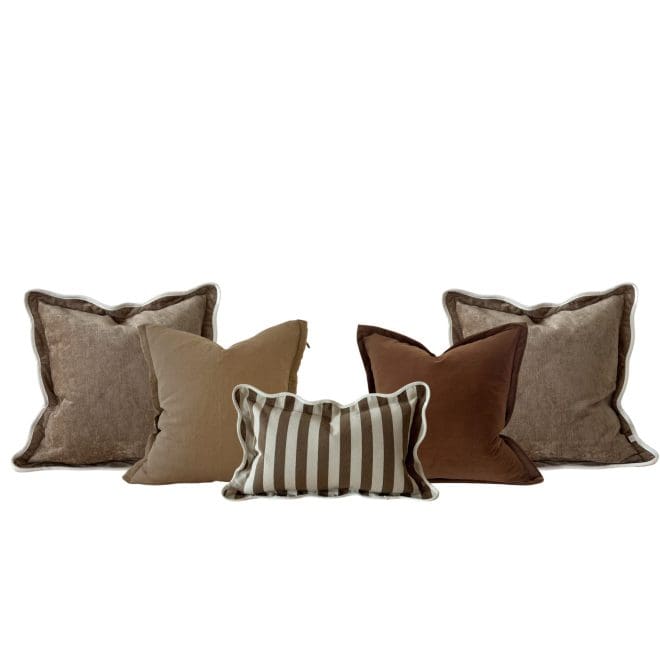 The Caramel Brown Cushion Combination
