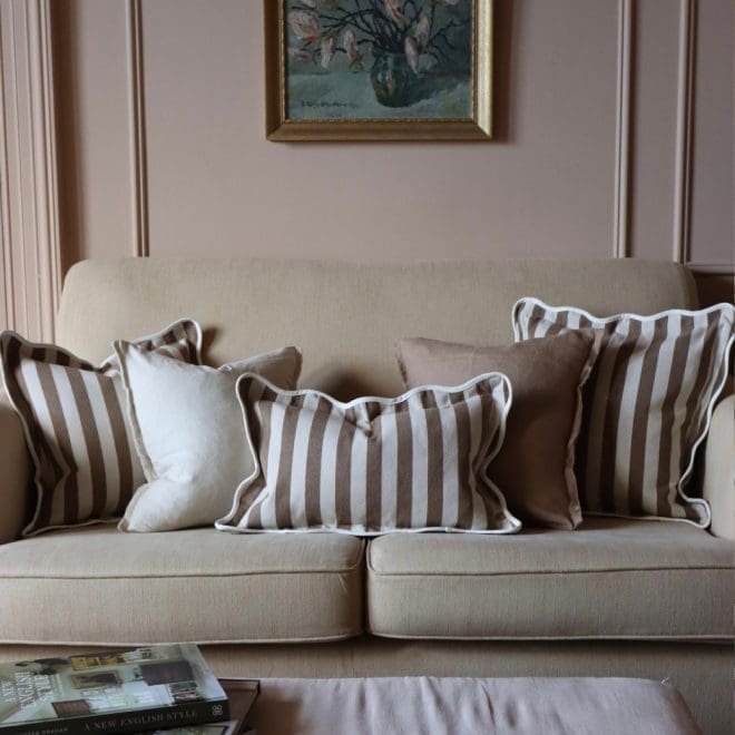 The Brown & Cream Cushion Combination