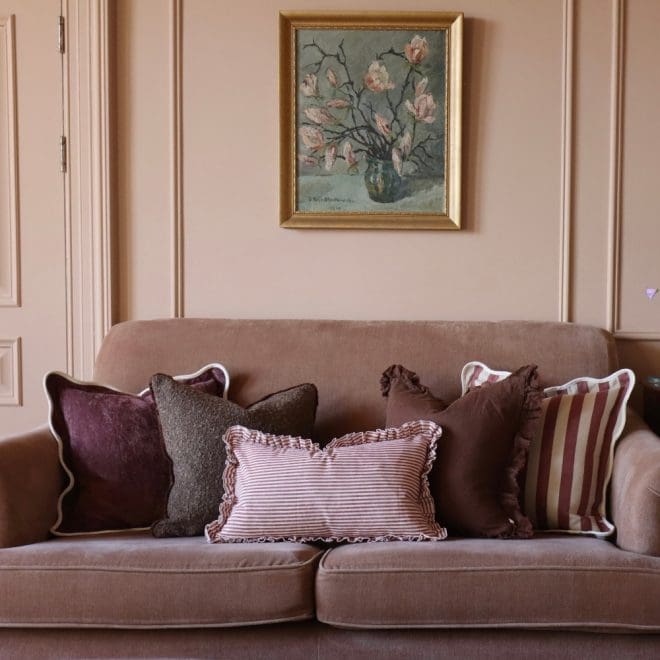 The Plum & Brown Cushion Combination