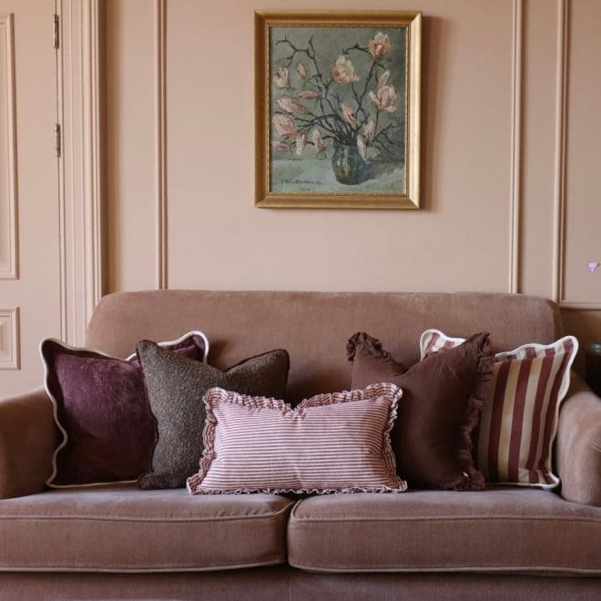 The Plum & Brown Cushion Combination