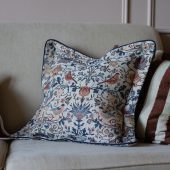 Orla Floral Print Flanged Edge Cushion