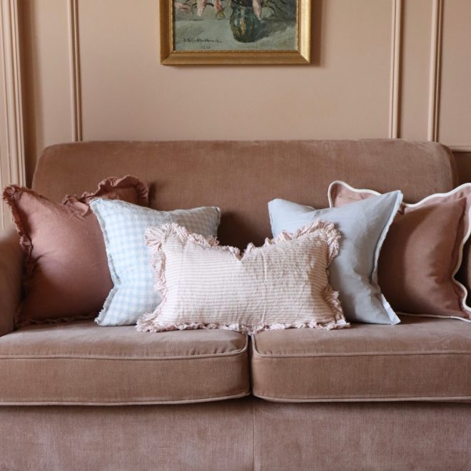 The Pink & Blue Cushion Combination