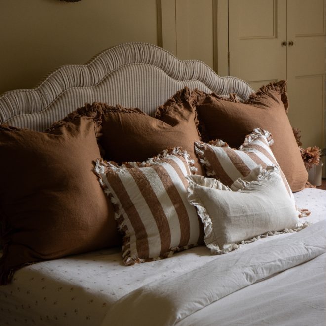 The Large Hallie Rust Cushion Combination